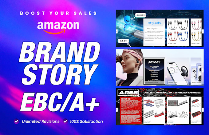 design premium amazon brand story ebc a plus content
