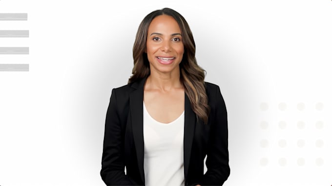 be your female spokesperson for your online course, training or elearning videos