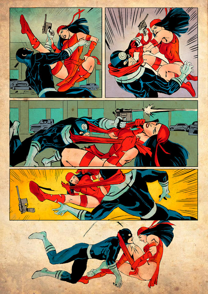 color your comic or manga page
