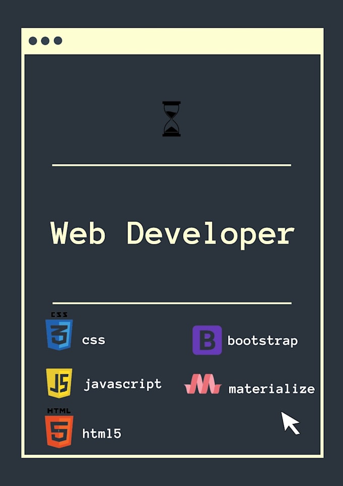 Make you website with html using bootstrap or materialize by Nasgnu ...