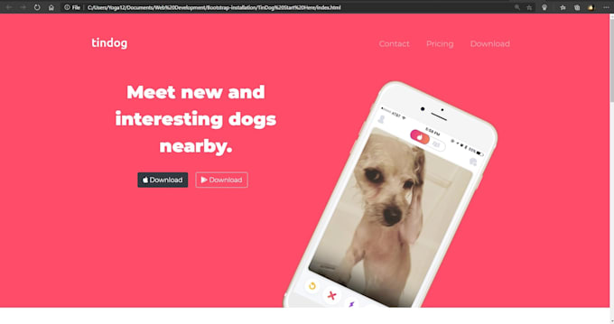 make you a intermediate custom website