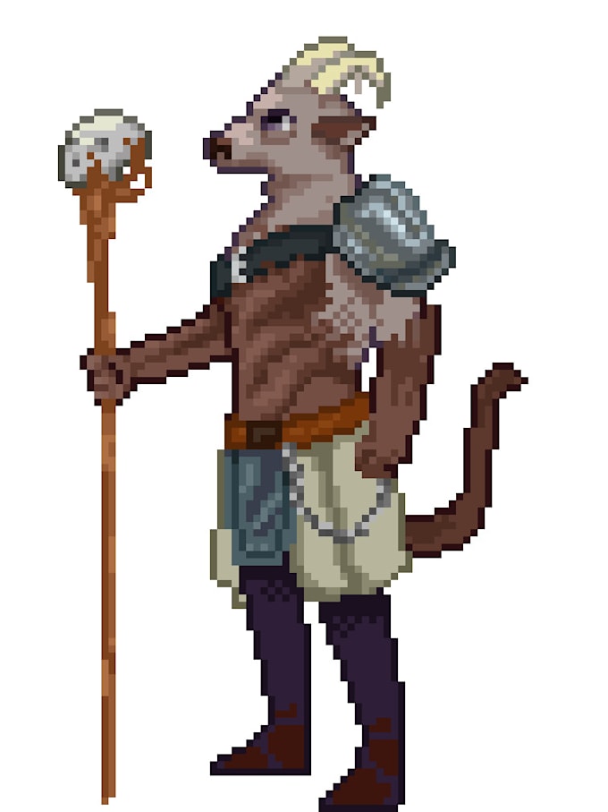 make pixel art characters and animation for your
