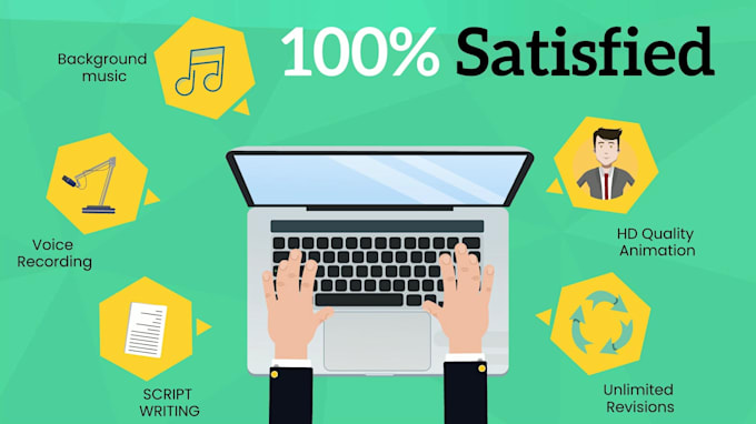 create 2d animation explainer video and character animation