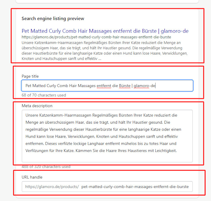 shopify product descriptions with the satisfying guarantee