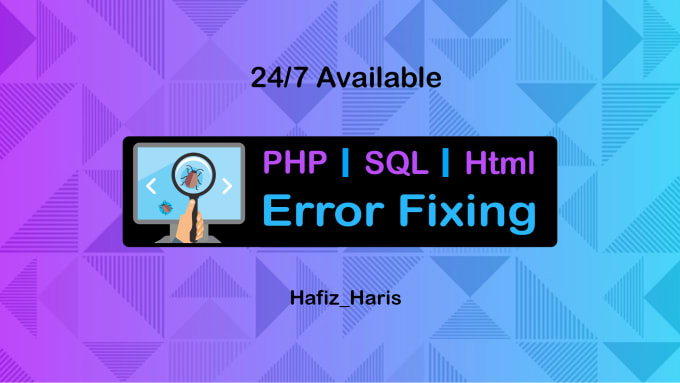 Fix php, sql, html, css, and responsive issues by Hafiz_haris | Fiverr