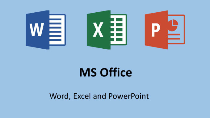 Do microsoft word, excel and powerpoint projects by Ahmedshakeeb | Fiverr