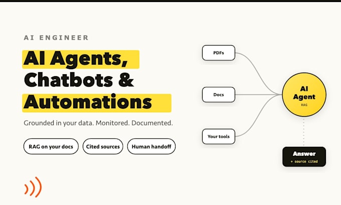 build a custom ai agent, chatbot or automation