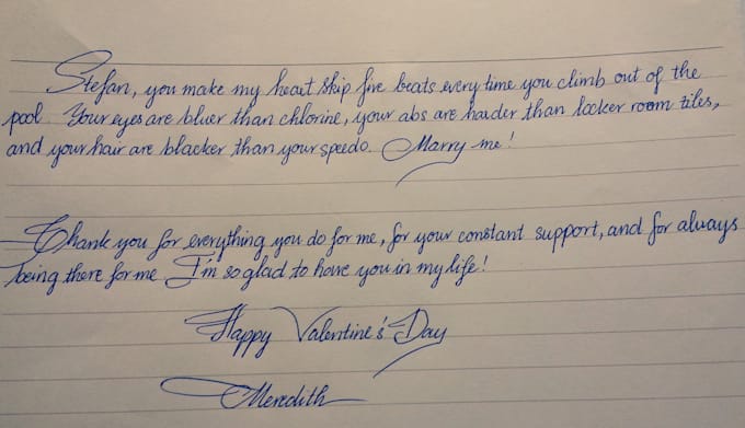 Provide A Beautiful Handwriting For You By Meredith5