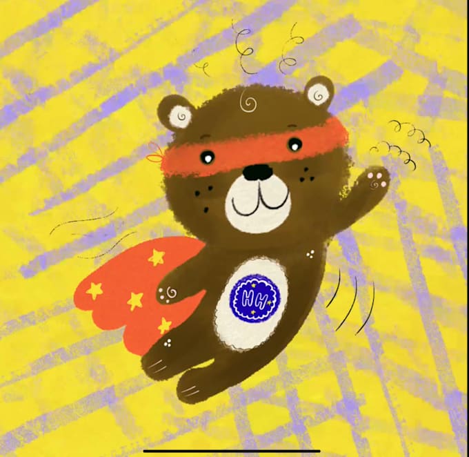 create custom creative whimsical children story book illustrations