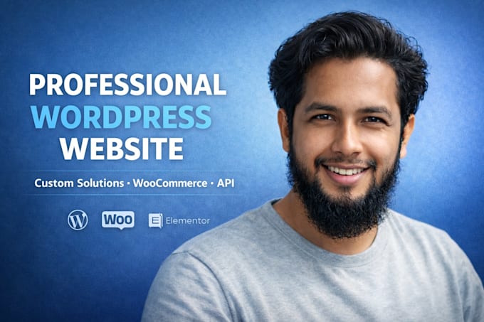 build a professional wordpress website with custom features