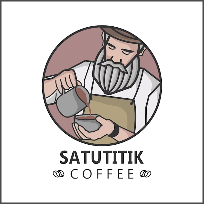 design food drink and coffee shop logo