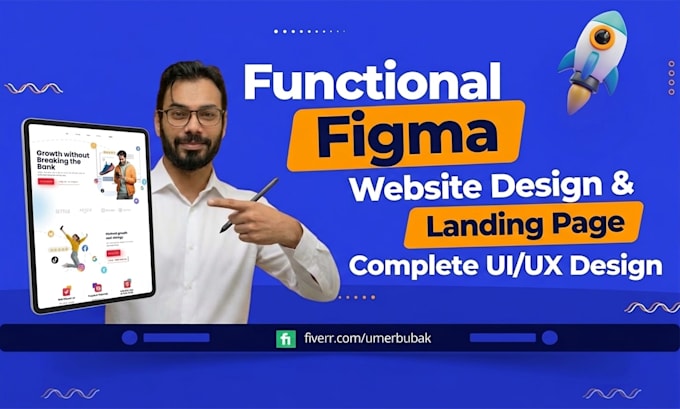 create figma website design, figma landing page