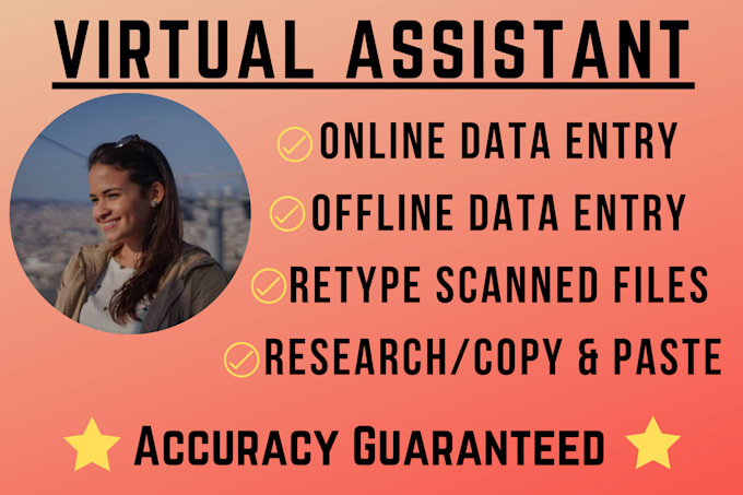 do accurate data entry and admin tasks