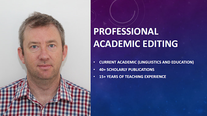 edit your journal article or book chapter