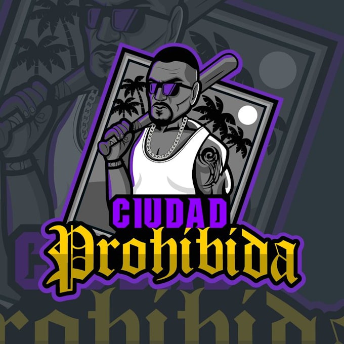 make custom gta server  discord logo design for gamers