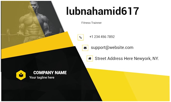 make stunning and adorable bussiness card for your company