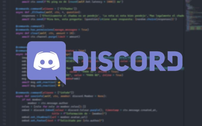 Create Your Own Discord Bots Using Python By Reypj Fiverr 