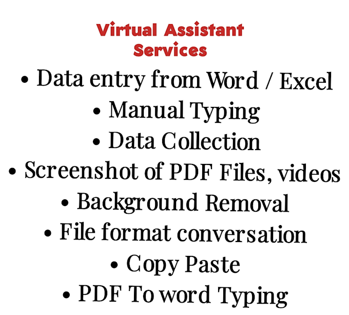 be your executive virtual assistant