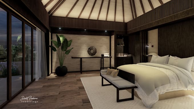 create magnificent interior 3d rendering