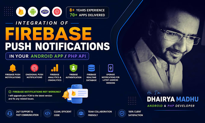 solve firebase fcm notification and API issues