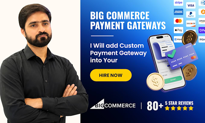integrate a custom payment gateway in bigcommerce