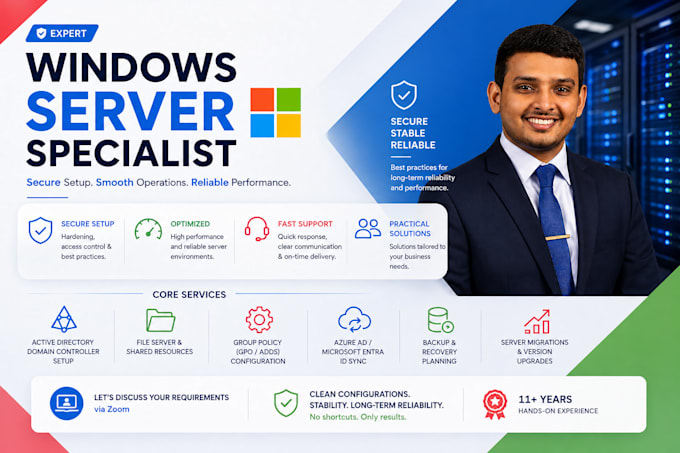 do windows and cloud servers troubleshooting and setup