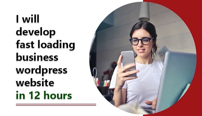 develop fast loading business wordpress website