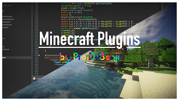 Code custom minecraft plugins by Profdrbenji | Fiverr