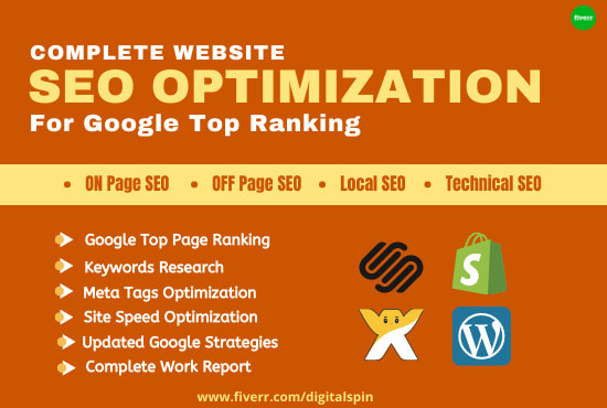 Do website on page seo optimization service for google top ranking by ...
