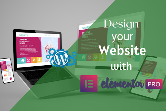 create a responsive wordpress website with elementor pro
