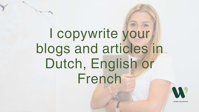 copywrite your blogs and articles in dutch, english or french