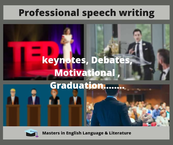 write perfect motivational, inspirational, or keynote speech