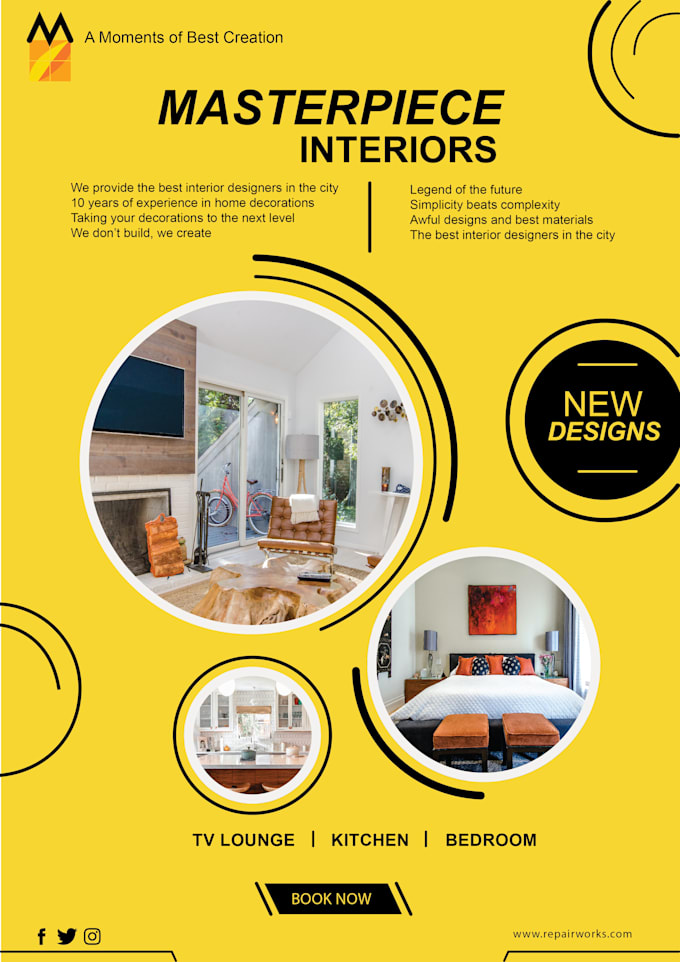 design a fast professional flyer design 2021