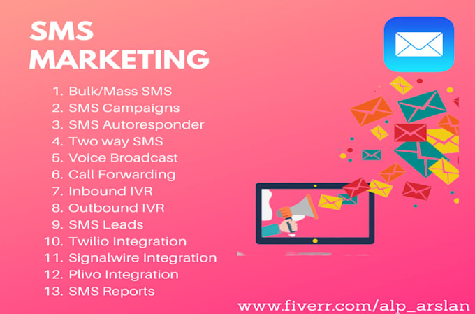 develop bulk or mass SMS marketing tools using twilio apis