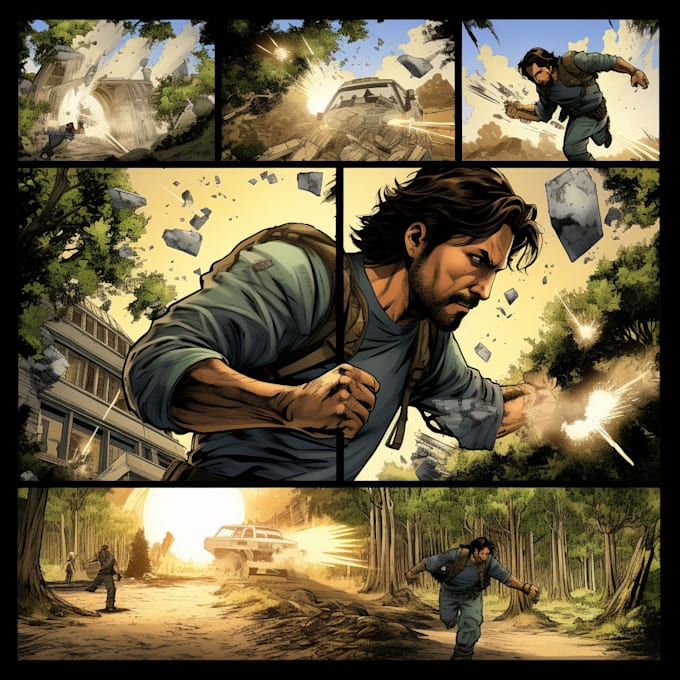 draw comic book art, comic book illustration