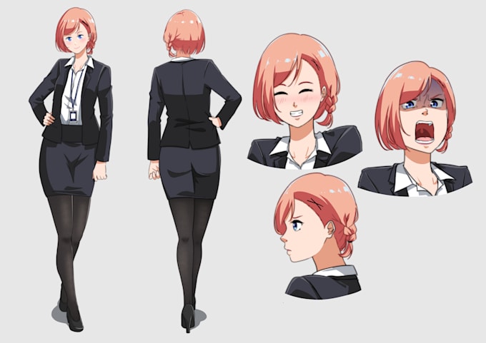Create A Great Character Design For You By Daptamago Fiverr