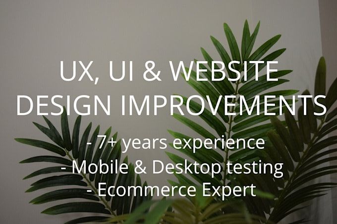 give an expert UX review of your website