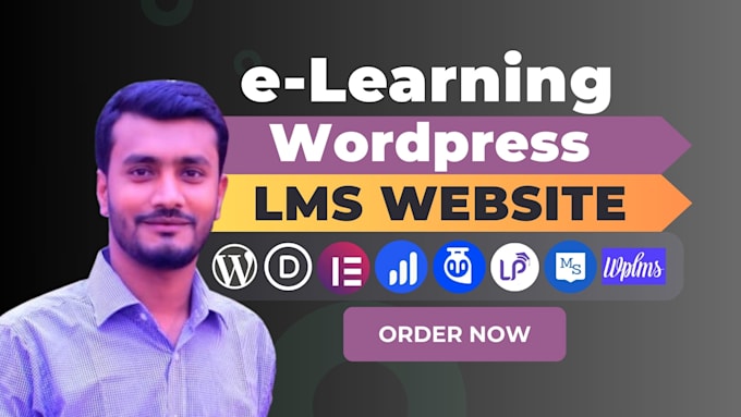 create a wordpress lms or elearning website