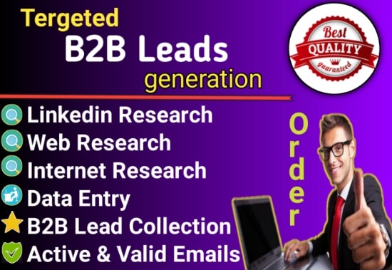 do valid b2b lead generation for your targeted niche