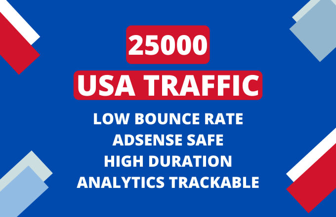drive USA targeted unique human traffic from social media