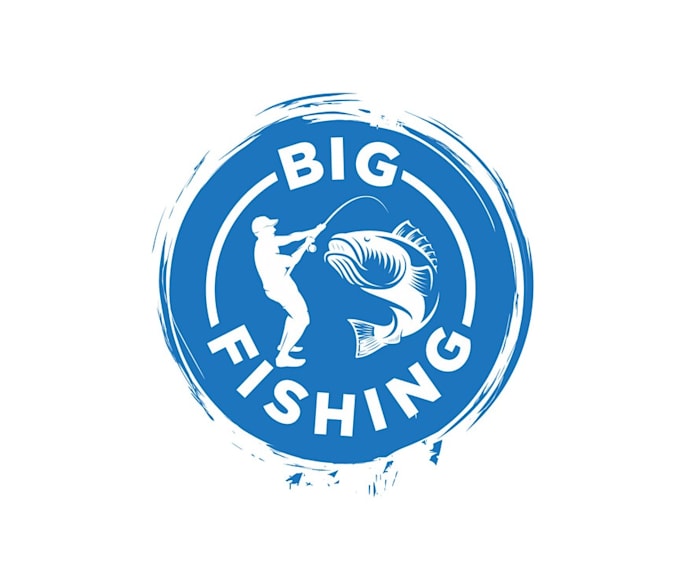create gorgeous fishing and hunting logo