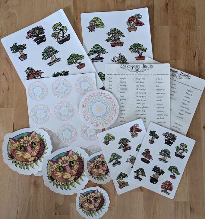 design and print custom stickers