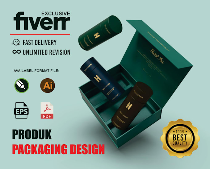 do custom box, and product packaging design in 24 hours