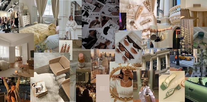 design beautiful virtual vision boards, mood boards