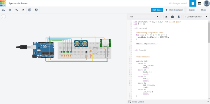 Do arduino programming and design using tinkercad by Enriqueperez26 ...