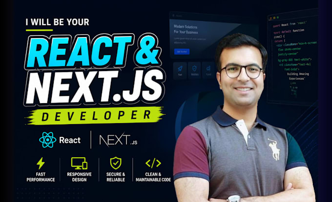 build your reactjs and nextjs web application