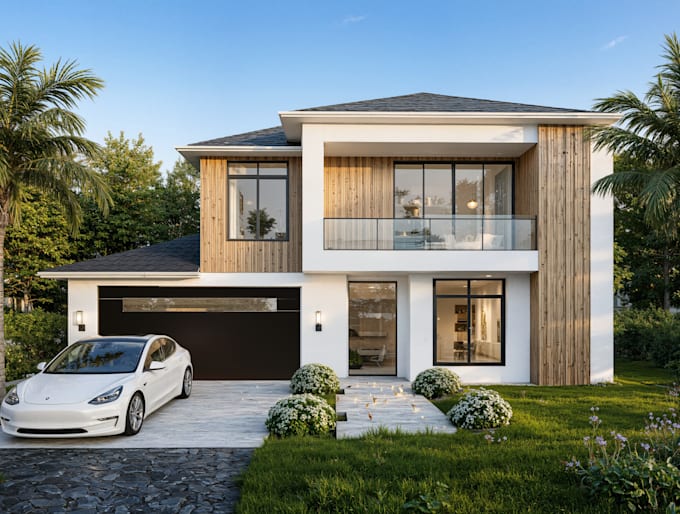 do architect 3d exterior, interior visualization