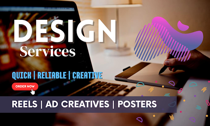 design ad creative and reel for social media facebook