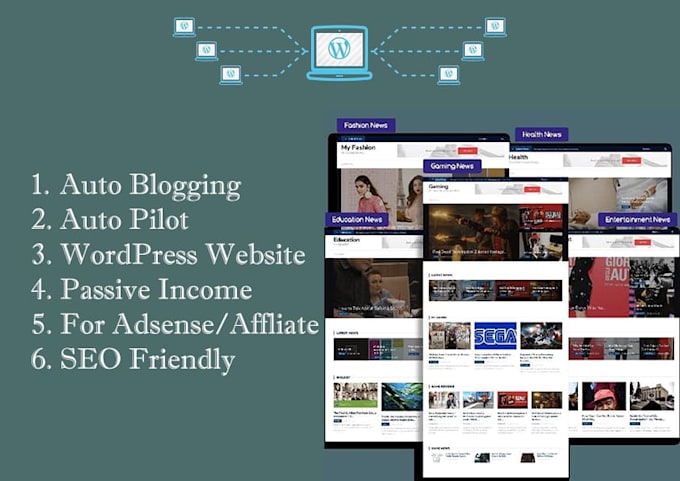 create autoblog autopilot wordpress web for passive income