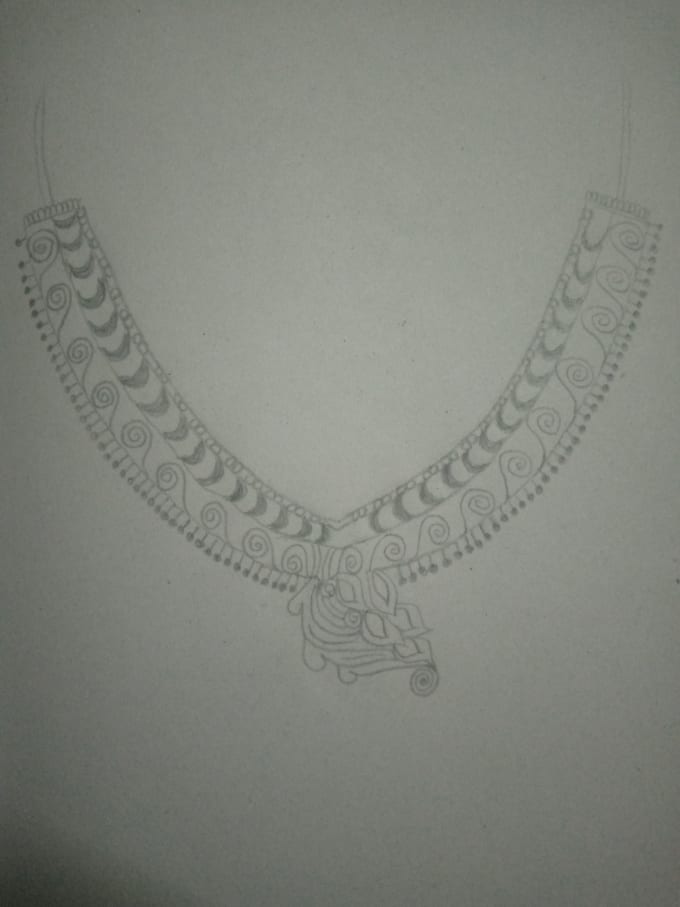 Online Jewelry Art  necklace neckpiece pencildrawing pencilart  pencilsketch diamond gold gourgeous exclusive finejewellery  filigreework art awesome jewellery jewellerydesign designer  jewellerydesigner foryou rosegold necklacedesign 
